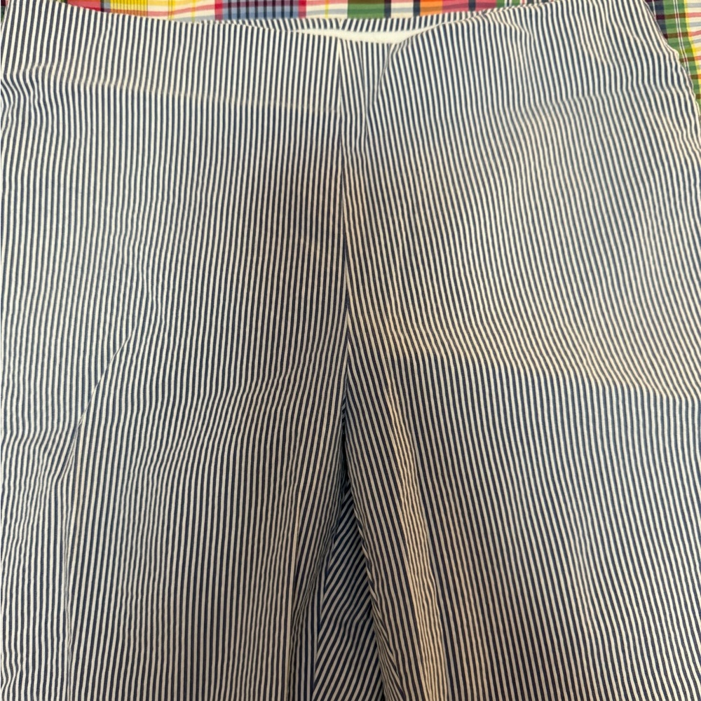 Counterparts Navy and White Striped Pants